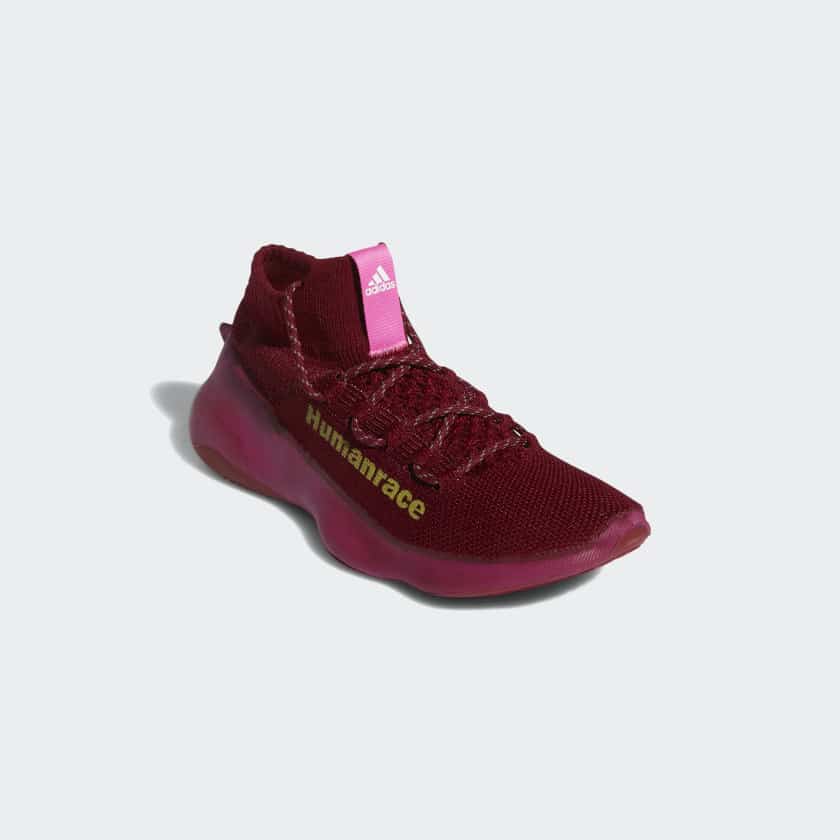 Adidas human race burgundy sale
